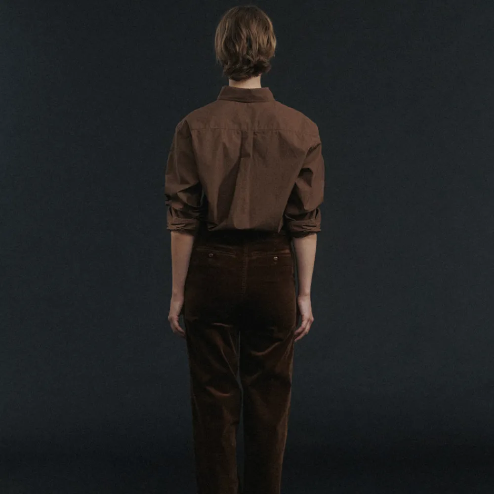 Women Nothing Written - Pantalon velours - Marron