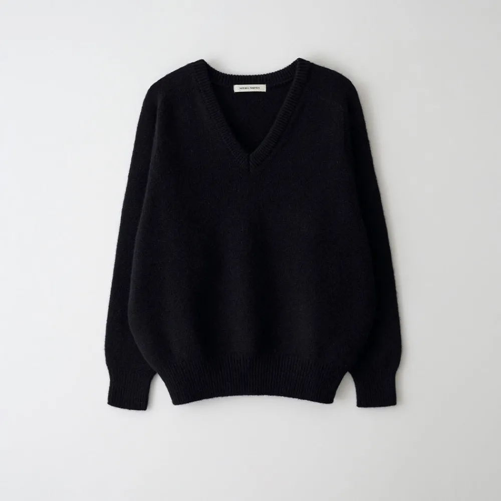 Women Nothing Written - Pull Alpaga - Noir