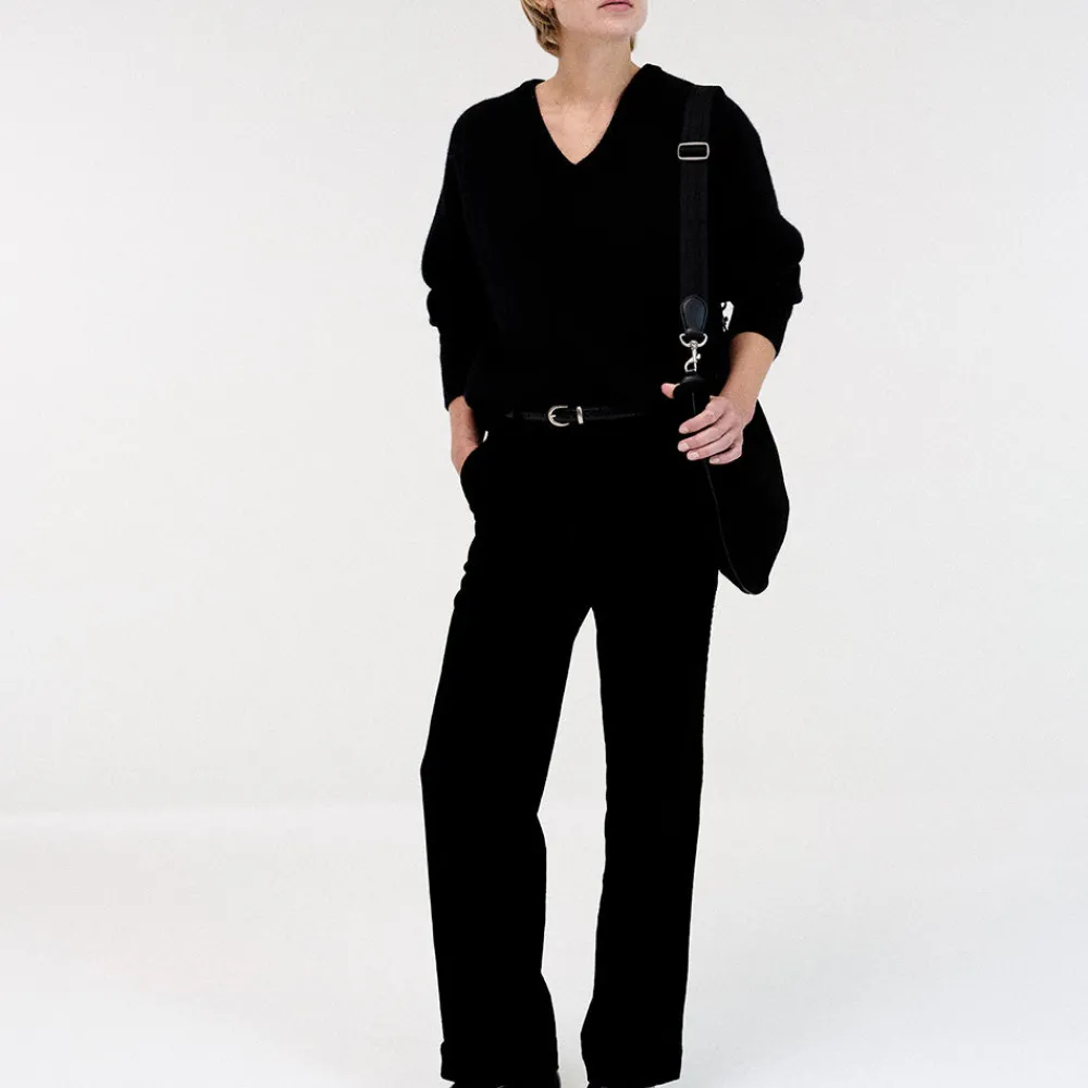 Women Nothing Written - Pull Alpaga - Noir
