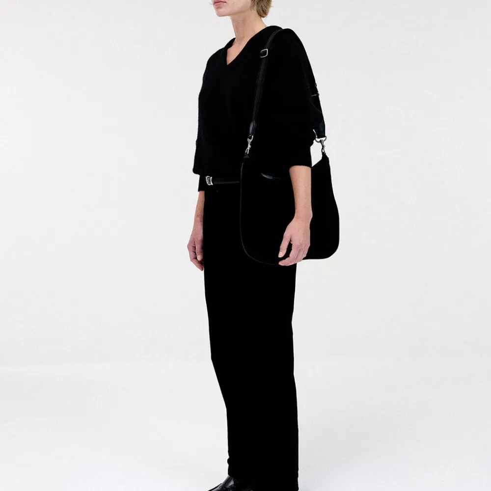 Women Nothing Written - Pull Alpaga - Noir