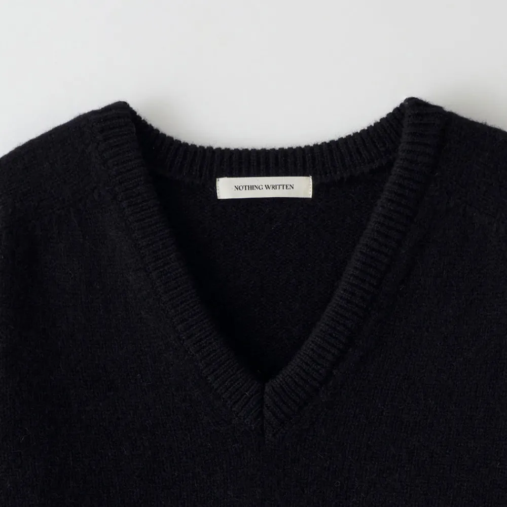 Women Nothing Written - Pull Alpaga - Noir