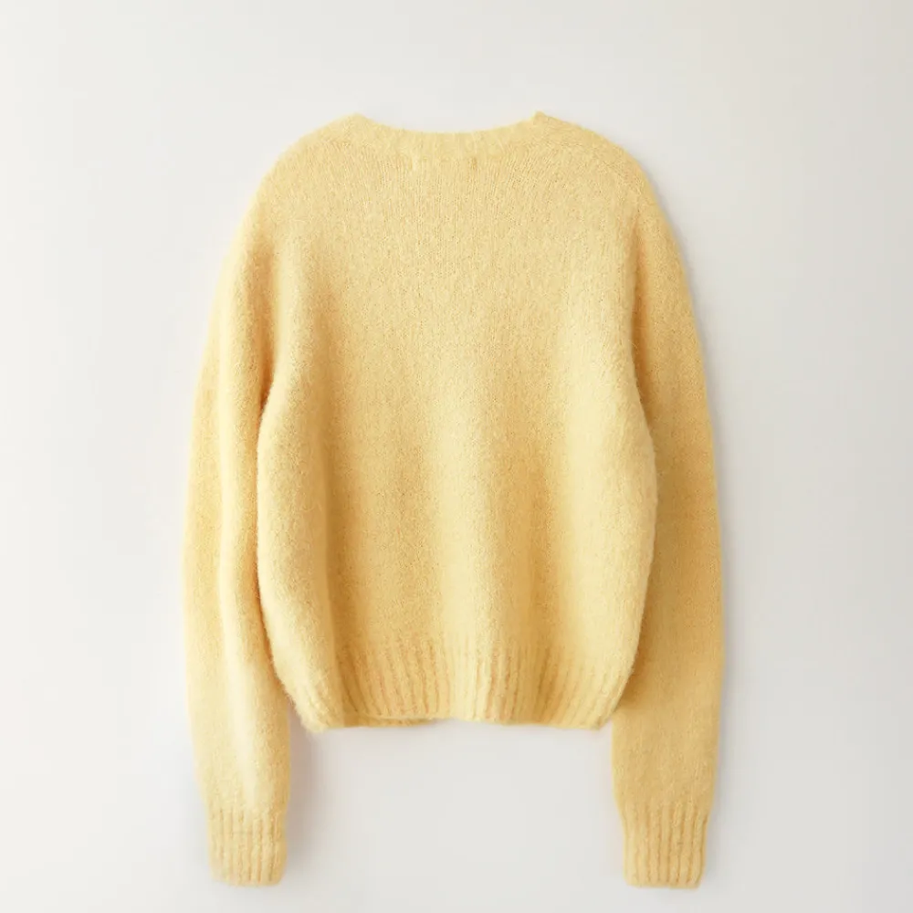 Women Nothing Written - Pull Alpaga - Jaune