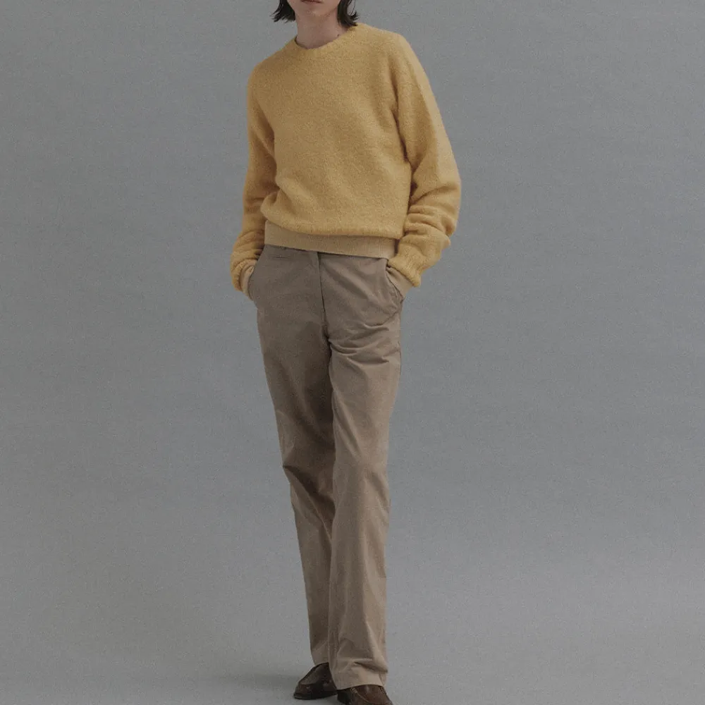Women Nothing Written - Pull Alpaga - Jaune