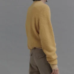 Women Nothing Written - Pull Alpaga - Jaune