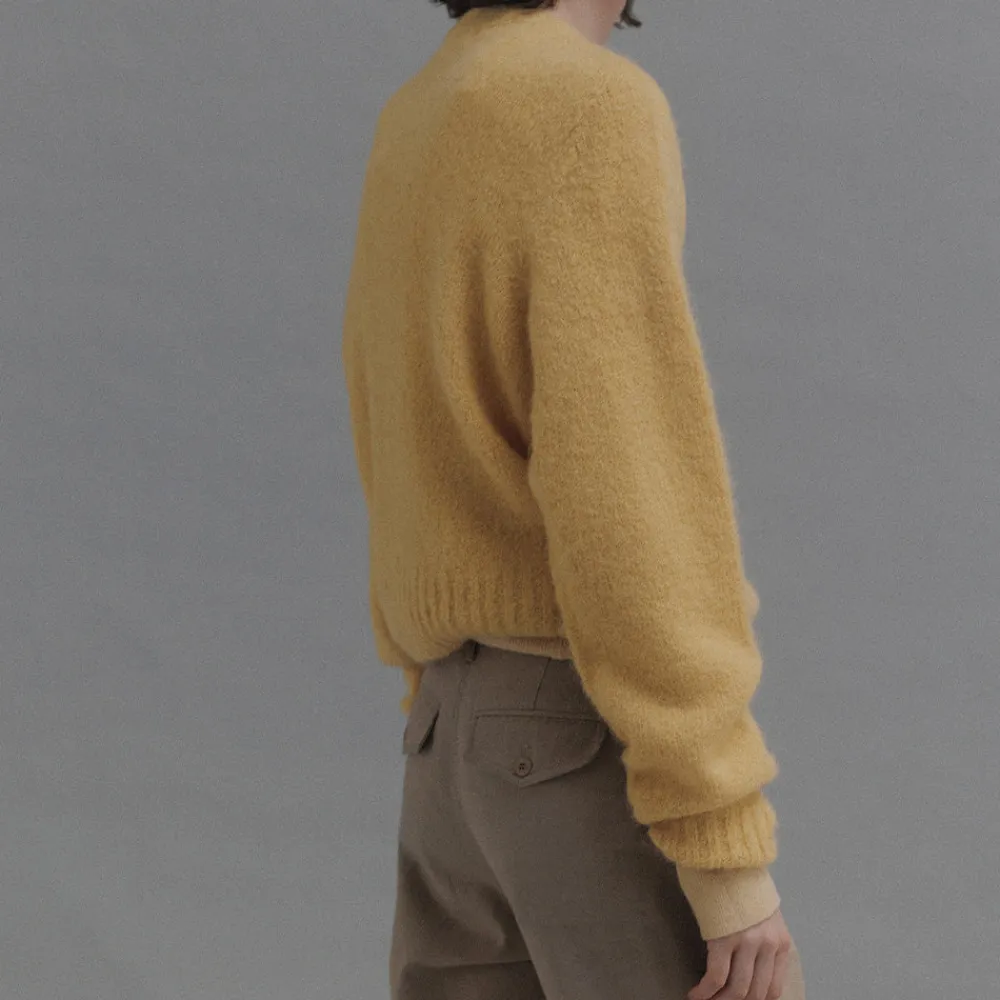 Women Nothing Written - Pull Alpaga - Jaune