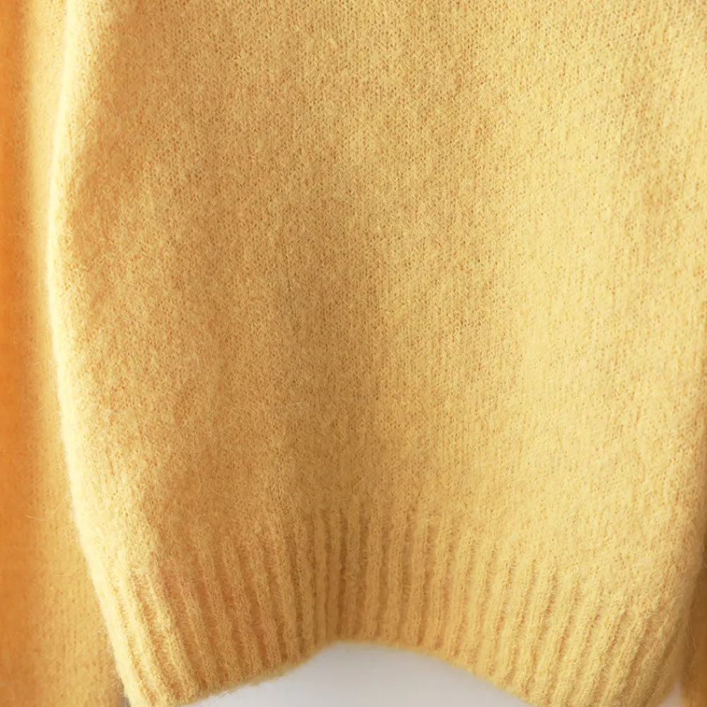Women Nothing Written - Pull Alpaga - Jaune
