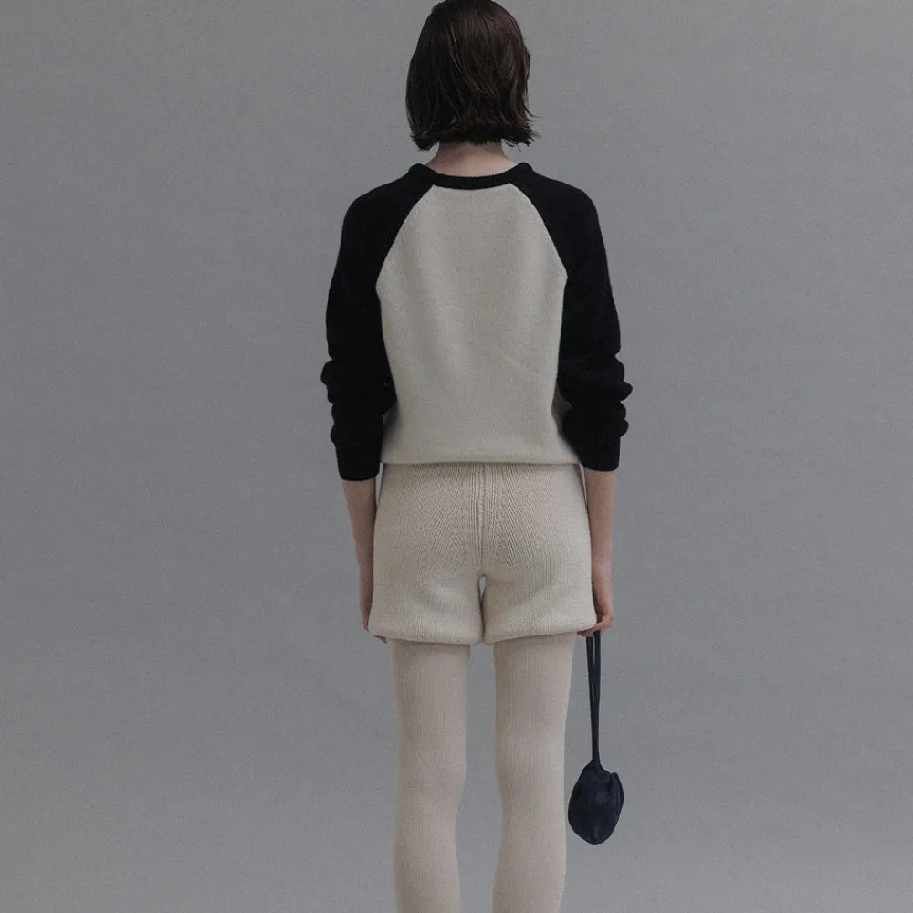 Women Nothing Written - Pull Sweat Laine - Bleu