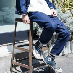 ORDINARY FITS - Jeans Ankle Denim - Indigo