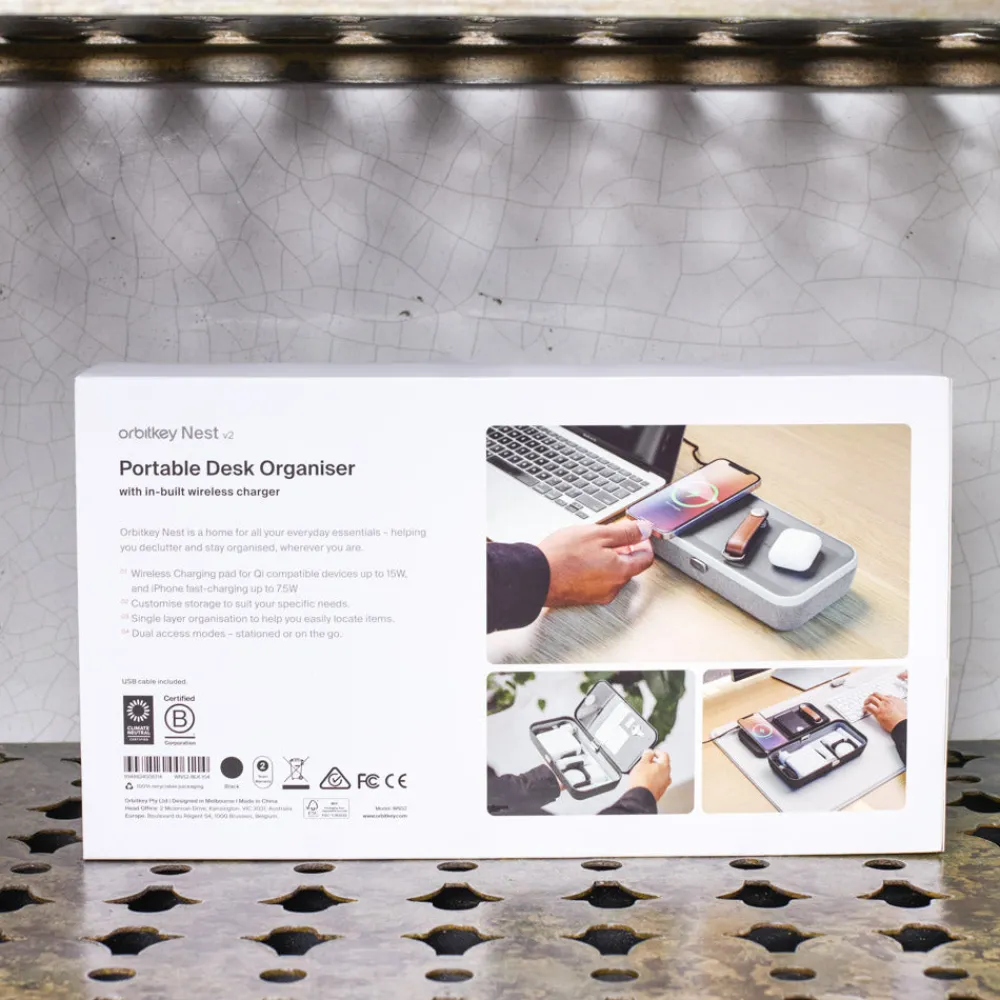 2243 ULTIMATELINQ Organiseur de bureau portable - Noir
