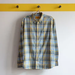 Original Madras Trading Company - Chemise Classique Button Down - Bleu Clair