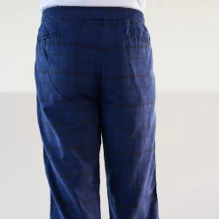 Original Madras Trading Co - Pantalon N65 Lax Drawstring - Bleu