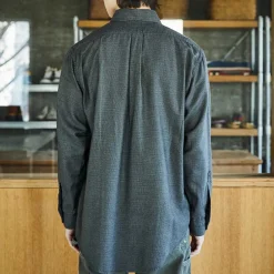 ORSLOW - Chemise en chambray - Charbon