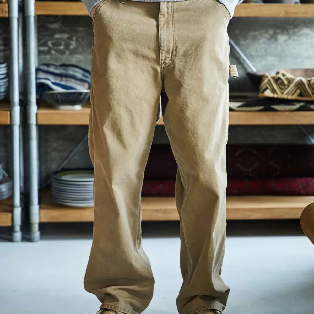ORSLOW - Pantalon Dad Fit Painter - Brown