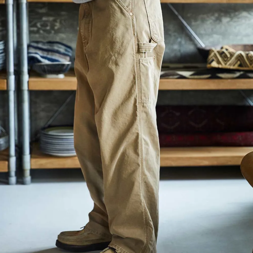 ORSLOW - Pantalon Dad Fit Painter - Brown