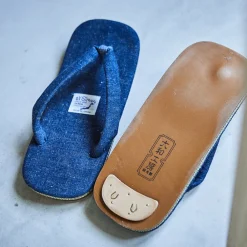 ORSLOW - Tong en jeans Setta - Bleu