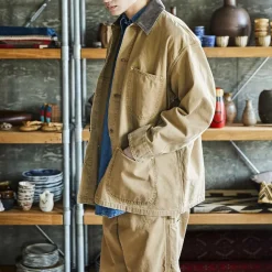 ORSLOW - Veste Décontracté Coverall - Marron