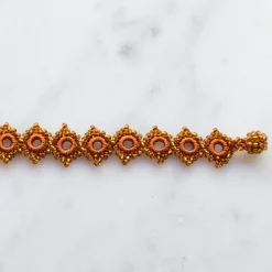Women OTTOMANIA - Bracelet crochet Daisy - Brun