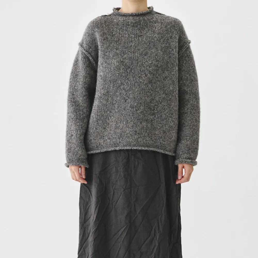 Women Pas de Calais - Pull Alpaga - Gris