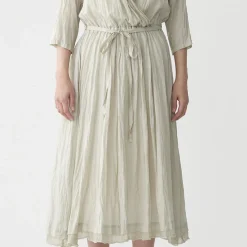 Women PAS DE CALAIS - Robe ceinturée - Vert Pale