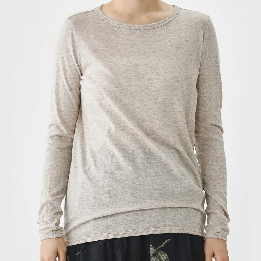 Women Pas de Calais - T-Shirt Manches longues - Beige