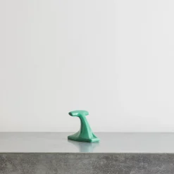 2135 MERIGOUS Patère porcelaine - Vert