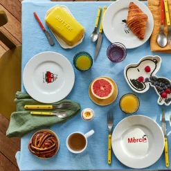 1859 ESSEASCREEN Peanuts x Merci - Assiette à dessert - Logo Merci