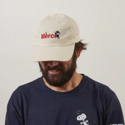 Women M05 Peanuts x Merci - Casquette Merci - Ecru
