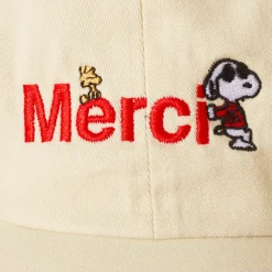 Women M05 Peanuts x Merci - Casquette Merci - Ecru