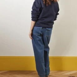 Women M05 Peanuts x Merci - Sweat Merci - Marine