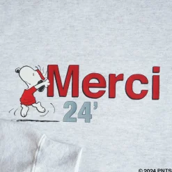 Women M05 Peanuts x Merci - Sweat Merci 24 - Gris