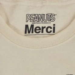 Women M05 Peanuts x Merci - T-Shirt Skate - Ecru