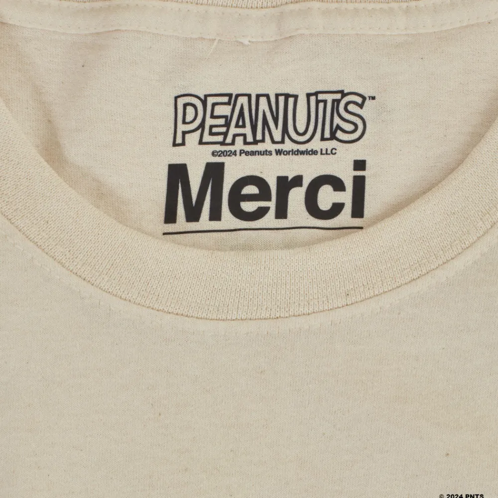 Women M05 Peanuts x Merci - T-Shirt Skate - Ecru