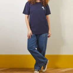 Women M05 Peanuts x Merci - T-Shirt Skate - Marine