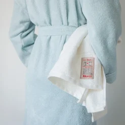 2100 GAZEX Peignoir en éponge - Bleu Antiparos