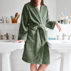2100 GAZEX Peignoir en éponge - Vert d'Anduze