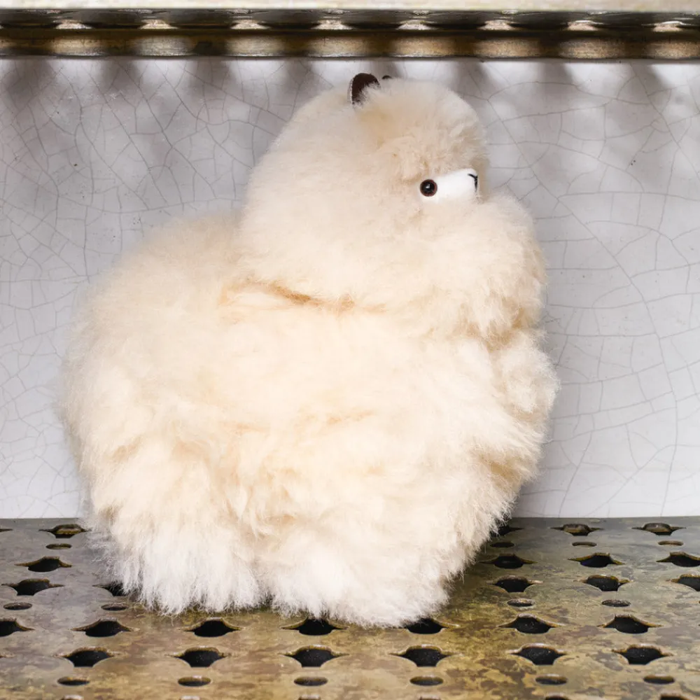Kids 1297 INKARI Peluche Lama en alpaga - Blond
