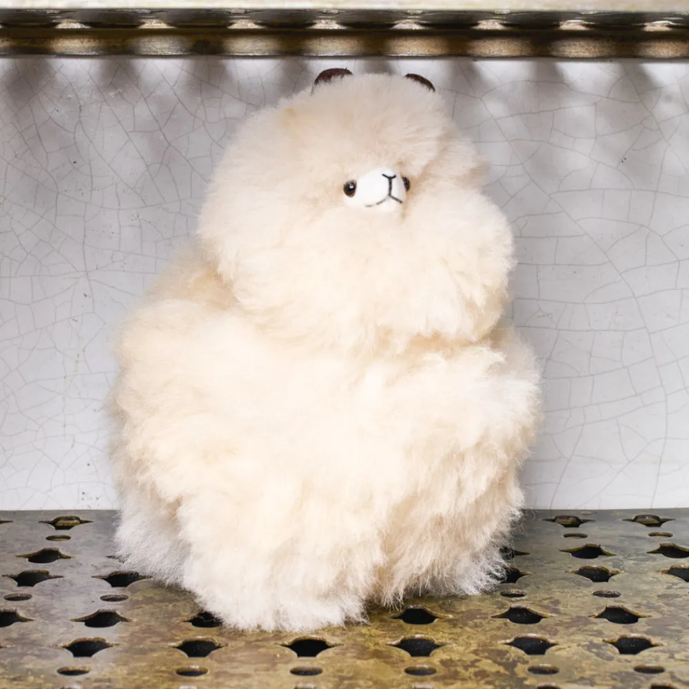 Kids 1297 INKARI Peluche Lama en alpaga - Blond
