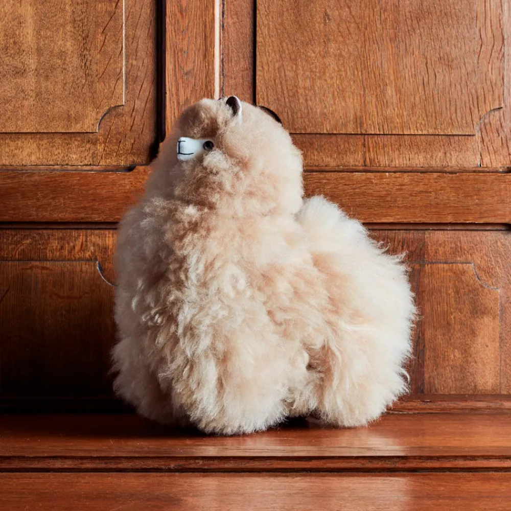 Kids 1297 INKARI Peluche Lama en alpaga - Sandstone