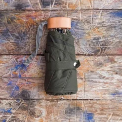 1256 ANATOLE Petit parapluie bois - Kaki