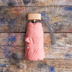 1256 ANATOLE Petit parapluie bois - Rose