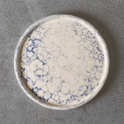 1026 DATCHA Petite assiette bulles - Bleu - Datcha