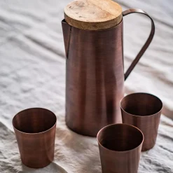 1927 DINNERWARE & CO Pichet en cuivre Mangal