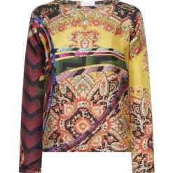 Women PIERRE LOUIS MASCIA  Pierre-Louis Mascia - Chemise Aloe - Manica Lunga