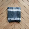 2959 BED AND PHILOSOPHY Plaid à franges en lin Jack