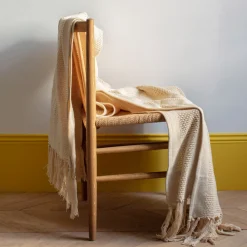 2959 BED AND PHILOSOPHY Plaid Crochet - Ecru