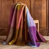 1492 MANTAS EZCARAY Plaid Cuadros - Violet