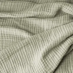 2100 GAZEX Plaid en gaze de coton - Vert 77 Rue de Varenne