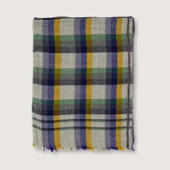 MOISMONT Plaid en laine n°82 - Kaki -