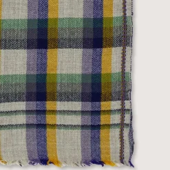 MOISMONT Plaid en laine n°82 - Kaki -