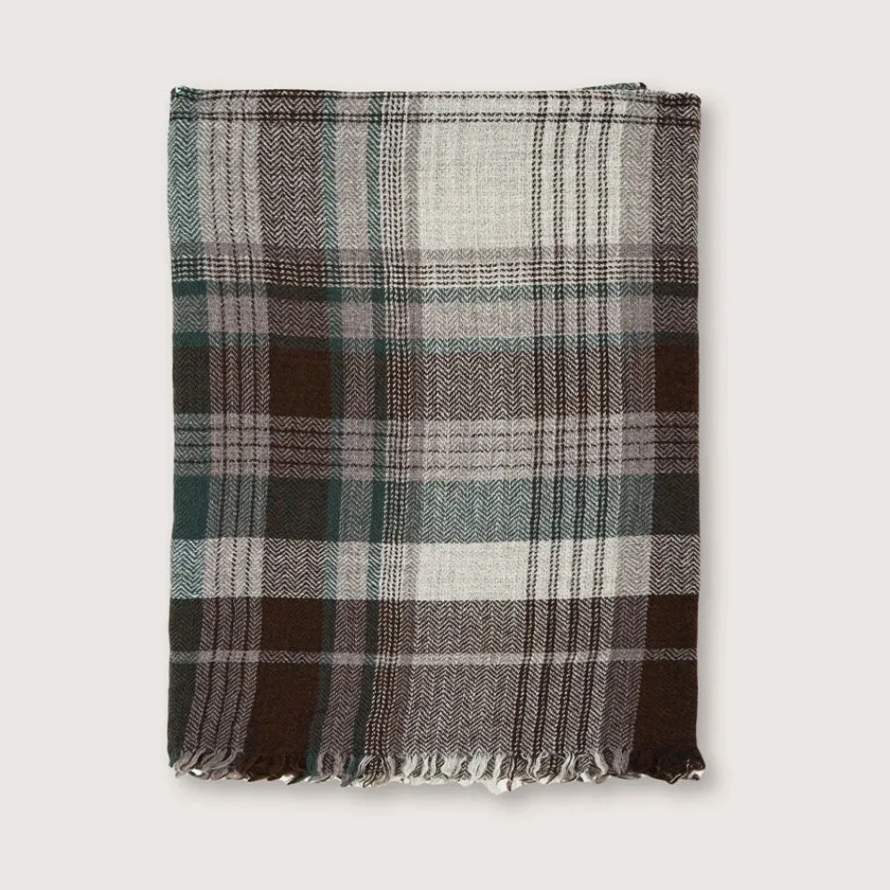 MOISMONT Plaid en laine n°81 - Naturel -